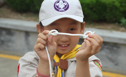 中国童子军青岛夏令营—绳结学习