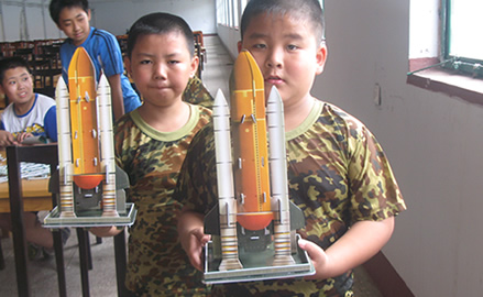 鱼跃军事夏令营活动之模型制作