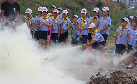 中国童子军青岛夏令营—消防理论及实操