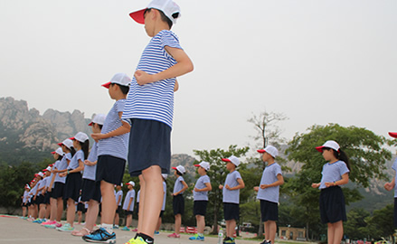 中国童子军聊城夏令营—晨练