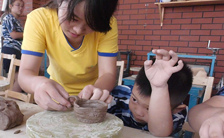 鱼跃素质拓展童军夏令营—陶艺制作