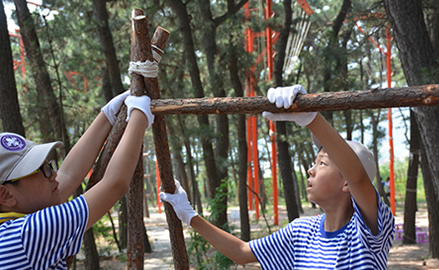 鱼跃青岛夏令营先锋工程实物搭建