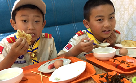 中国童军枣庄夏令营—餐饮